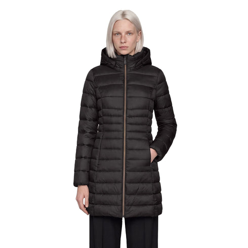 Save The Duck Piumino lungo Piumino Donna lungo Reese 0 A26-SAVE THE DUCKD47300WIRIS23-10000-0 - Francavilla Moda