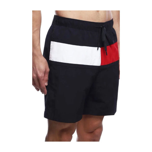 TOMMY BEACHWEAR Costume Costume Uomo con maxi logo Blu bianco rosso - Francavilla Moda