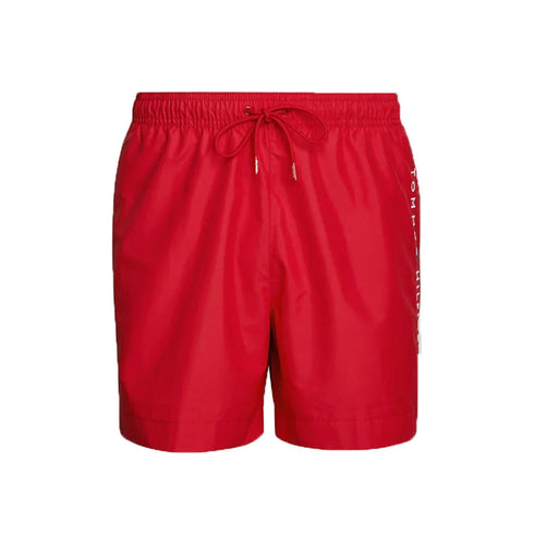 TOMMY BEACHWEAR Costume Costume Uomo con scritta logo Rosso - Francavilla Moda