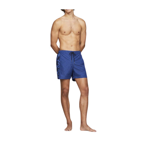 TOMMY BEACHWEAR Costume Costume Uomo inserti Monogram Blu - Francavilla Moda