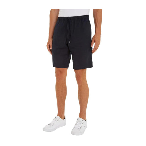 Tommy Hilfiger Bermuda Bermuda Uomo Harlem in lino Blu P24-TOMMY HILFIGERMW34498-DW5-30 - Francavilla Moda