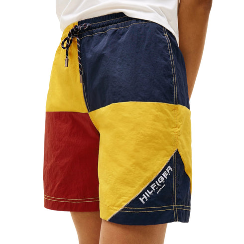 Tommy Hilfiger Bermuda Bermuda Uomo Sailing color block Blu giallo - Francavilla Moda