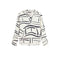 Tommy Hilfiger Blusa Blusa stampata Donna con apertura a V 34 P26-TOMMY HILFIGERWW48911-0K4-34 - Francavilla Moda
