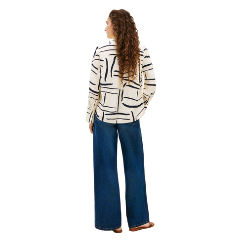 Tommy Hilfiger Blusa Blusa stampata Donna con apertura a V 34 P26-TOMMY HILFIGERWW48911-0K4-34 - Francavilla Moda