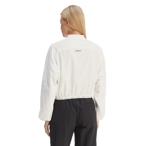 Tommy Hilfiger Bomber Bomber cropped Donna con finitura opaca S - Francavilla Moda