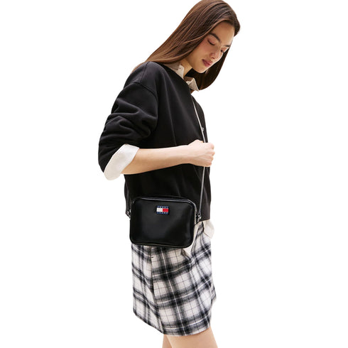 Tommy Hilfiger Borsa a spalla Borsa Donna effetto lucido UNI - Francavilla Moda