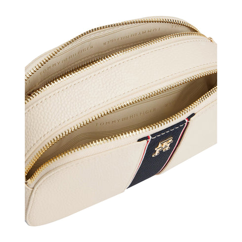 Tommy Hilfiger Borsa a spalla Borsa Donna Legacy a tracolla Avorio - Francavilla Moda