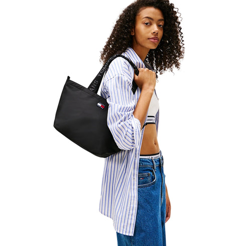 Tommy Hilfiger Borsa a spalla Borsa Donna shopper manici logati UNI - Francavilla Moda