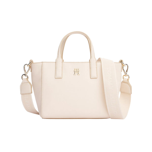 Tommy Hilfiger Borsa a mano Borsa Donna Shopper mini tote Avorio - Francavilla Moda