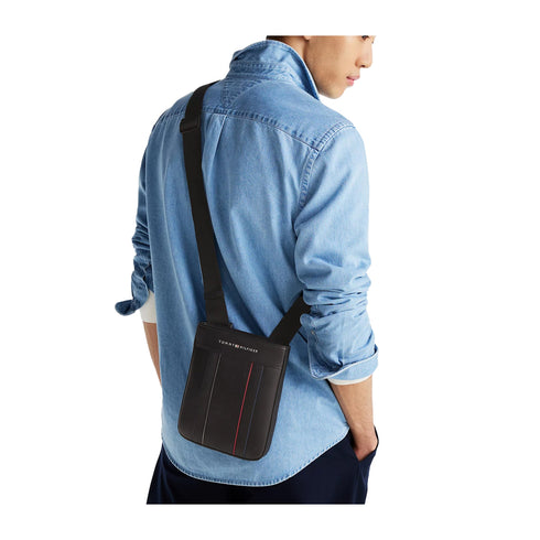 Tommy Hilfiger Borsa a spalla Borsa Uomo TH Foundation Mini Nero - Francavilla Moda