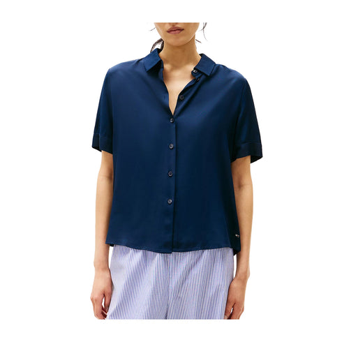 Tommy Hilfiger Camicia corta Camicia Donna a maniche corte 34 - Francavilla Moda
