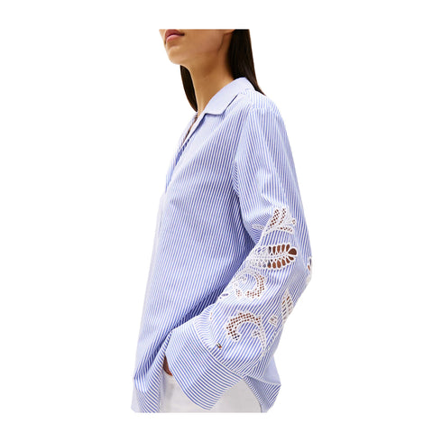 Tommy Hilfiger Camicia casual Camicia Donna a righe con ricamo 36 - Francavilla Moda