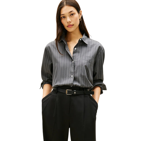 Tommy Hilfiger Camicia casual Camicia Donna in flanella con logo 32 A25-TOMMY HILFIGERWW46851-0CT-32 - Francavilla Moda