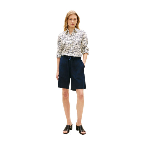Tommy Hilfiger Camicia Camicia Donna in lino con fantasia all over 34 P26-TOMMY HILFIGERWW44679-0LC-34 - Francavilla Moda