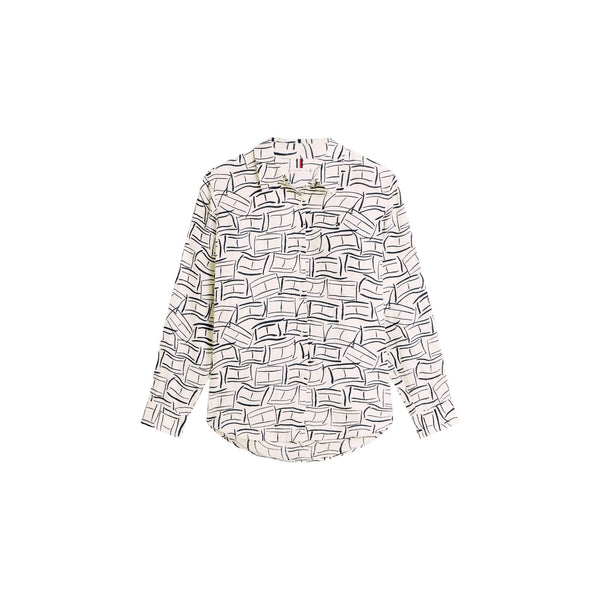 Tommy Hilfiger Camicia Camicia Donna in lino con fantasia all over 34 P26-TOMMY HILFIGERWW44679-0LC-34 - Francavilla Moda