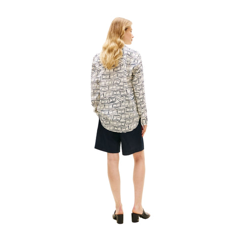 Tommy Hilfiger Camicia Camicia Donna in lino con fantasia all over 34 P26-TOMMY HILFIGERWW44679-0LC-34 - Francavilla Moda