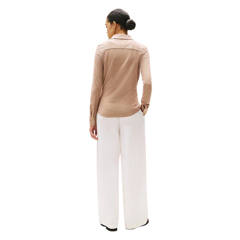 Tommy Hilfiger Camicia casual Camicia Donna slim in piqué S - Francavilla Moda