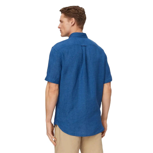 Tommy Hilfiger Camicia Camicia Uomo a manica corta in lino washed M P26-TOMMY HILFIGERMW41531-YBR-M - Francavilla Moda