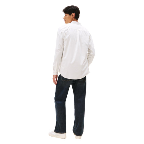 Tommy Hilfiger Camicia Camicia Uomo in popeline con logo S P26-TOMMY JEANSDM0DM22026-YBL-S - Francavilla Moda
