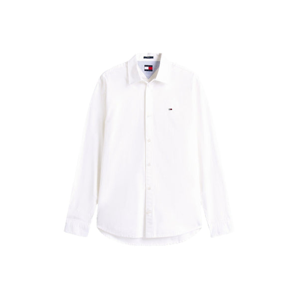 Tommy Hilfiger Camicia Camicia Uomo in popeline con logo S P26-TOMMY JEANSDM0DM22026-YBL-S - Francavilla Moda