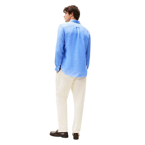 Tommy Hilfiger Camicia casual Camicia Uomo Pigment Dyed Li Solid S - Francavilla Moda