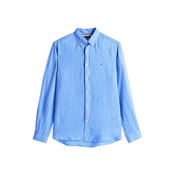 Tommy Hilfiger Camicia casual Camicia Uomo Pigment Dyed Li Solid S - Francavilla Moda