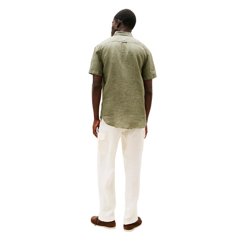 Tommy Hilfiger Camicia casual Camicia Uomo Pigment Dyed Linen M P25 - TOMMY HILFIGERMW35207 - PLI - M - Francavilla Moda