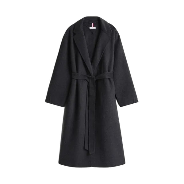 Tommy Hilfiger Cappotto Cappotto Donna lungo con cinta 34 - Francavilla Moda