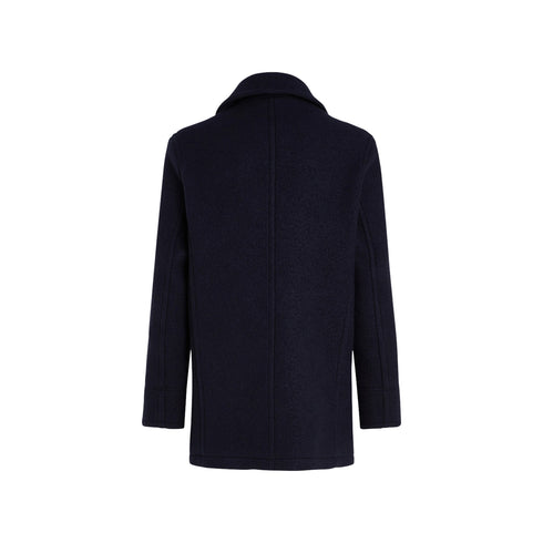 Tommy Hilfiger Cappotto Cappotto Uomo Picot doppiopetto Blu - Francavilla Moda
