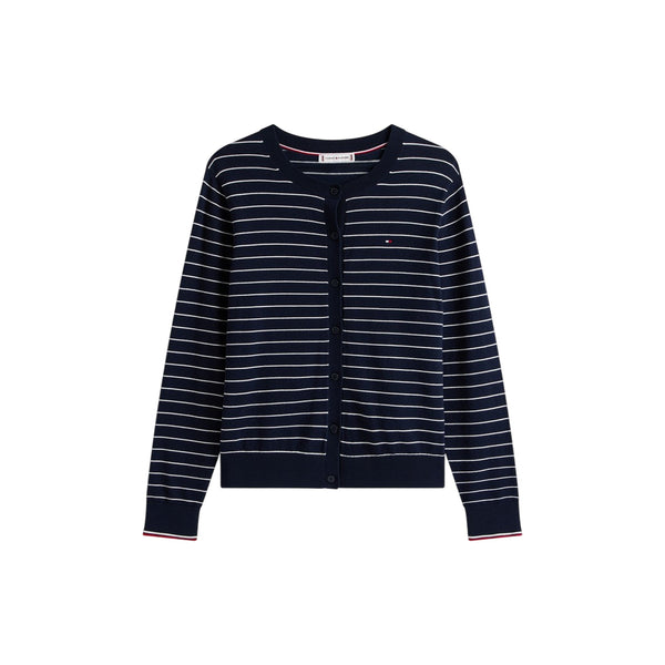 Tommy Hilfiger Cardigan bott. Cardigan donna in cotone bott. JERSEY FINE S - Francavilla Moda