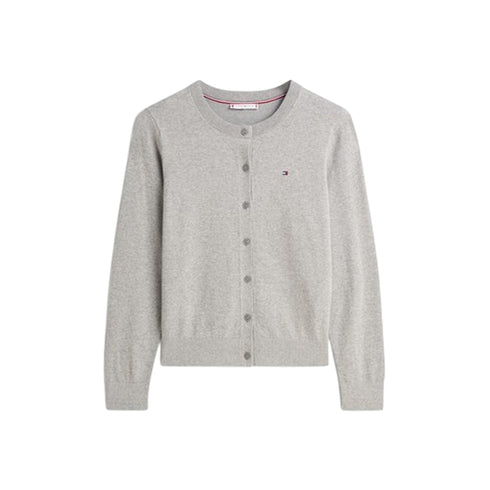 Tommy Hilfiger Cardigan bott. Cardigan donna in cotone bott. JERSEY FINE S P26-TOMMY HILFIGERWW42370-P61-S - Francavilla Moda