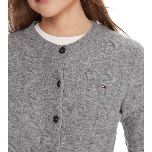 Tommy Hilfiger Cardigan Cardigan Donna in lana soffice XXS - Francavilla Moda