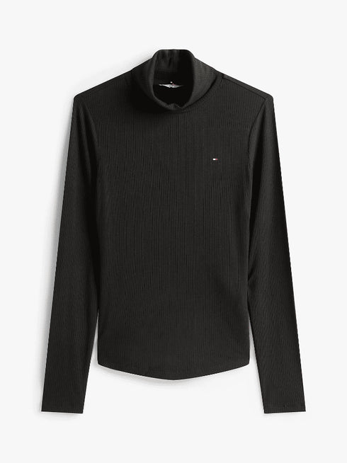 Tommy Hilfiger Maglia Dolcevita slim fit a coste XS - Francavilla Moda