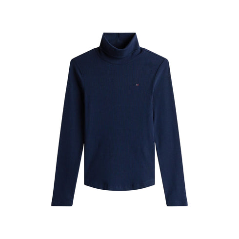 Tommy Hilfiger Maglia Dolcevita slim fit a coste XS A25-TOMMY HILFIGERWW39826-C1G-XS - Francavilla Moda