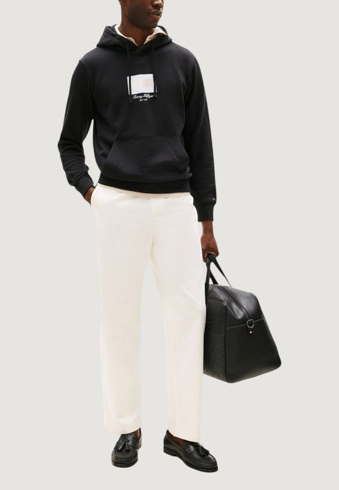 Tommy Hilfiger Felpa con cappuccio Felpa con cappuccio Tommy Hilfiger ITHACA FLAG HOODIE S  - Francavilla Moda