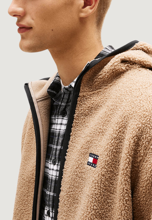 Tommy Hilfiger Giacca imbottita Felpa con cappuccio Tommy Hilfiger Jeans TJM REG BADGE TEDDY S  - Francavilla Moda