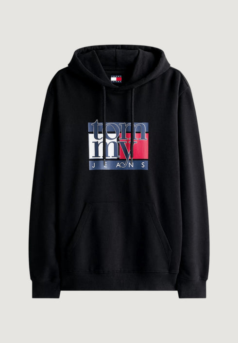 Tommy Hilfiger Felpa cappuccio Felpa con cappuccio Tommy Hilfiger Jeans TJM REG RWB FLAG HOO S  - Francavilla Moda
