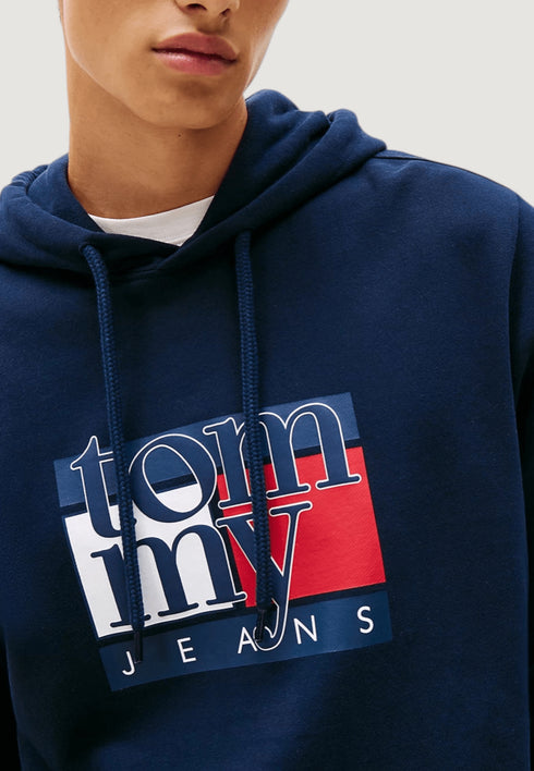 Tommy Hilfiger Felpa cappuccio Felpa con cappuccio Tommy Hilfiger Jeans TJM REG RWB FLAG HOO S A25-TOMMY JEANSDM22092-C1G-S - Francavilla Moda