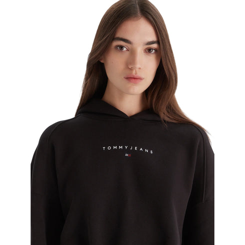 Tommy Hilfiger Felpa con cappuccio Felpa Donna Bling Linear cropped XS - Francavilla Moda