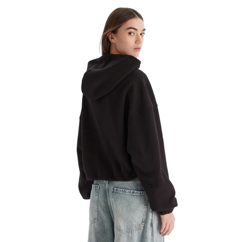 Tommy Hilfiger Felpa con cappuccio Felpa Donna Bling Linear cropped XS - Francavilla Moda