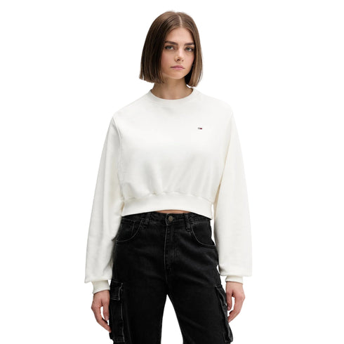 Tommy Hilfiger Felpa girocollo Felpa senza cappuccio S - FLAG CREW S A25-TOMMY JEANSDW21831-YBL-S - Francavilla Moda