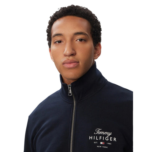 Tommy Hilfiger Felpa con zip Felpa Uomo full zip Script Strack M - Francavilla Moda