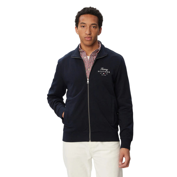 Tommy Hilfiger Felpa con zip Felpa Uomo full zip Script Strack M - Francavilla Moda