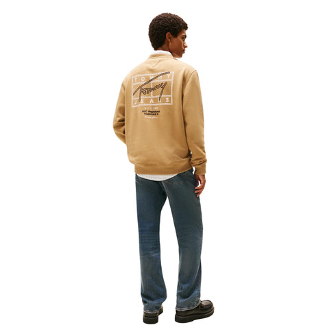 Tommy Hilfiger Felpa giro Felpa Uomo Girocollo in Cotone maxi logo S P26-TOMMY JEANSDM0DM22366-BDS-S - Francavilla Moda