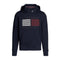Tommy Hilfiger Felpa con cappuccio Felpa Uomo logo in grosgrain Blu - Francavilla Moda