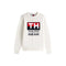 Tommy Hilfiger Felpa girocollo Felpa Uomo Sailing con logo a intarsio Bianco - Francavilla Moda