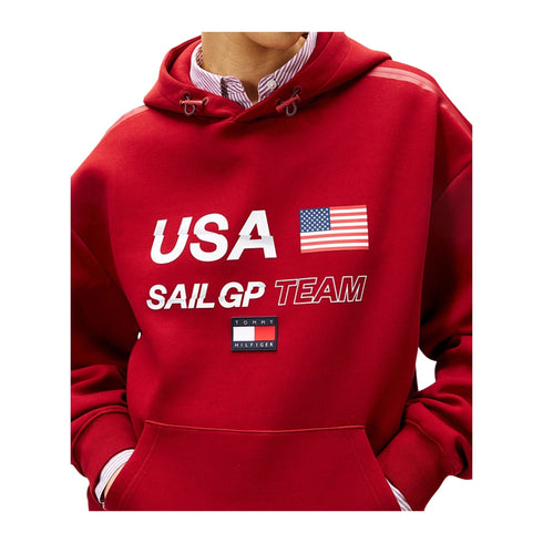 Tommy Hilfiger Felpa con cappuccio Felpa Uomo U.S. Sail GP Team S A25 - TOMMY HILFIGERMW41416 - XMO - S - Francavilla Moda
