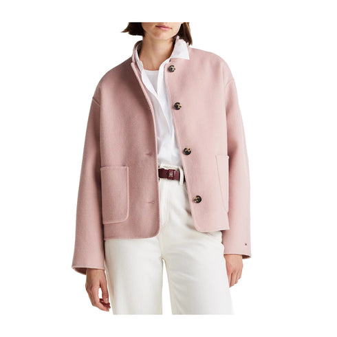 Tommy Hilfiger Cappa Giacca Donna misto lana corta 34 P25 - TOMMY HILFIGERWW44978 - TQN - 34 - Francavilla Moda