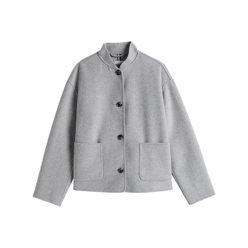 Tommy Hilfiger Cappa Giacca Donna misto lana corta 34 - Francavilla Moda