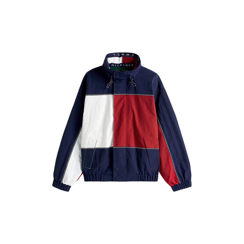 Tommy Hilfiger Giubbino Giacca Hilfiger Sailing reversibile Verde - Francavilla Moda